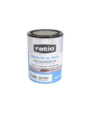 ESMALTE ACRIL.BTE MULT.NG.RATIO 750ML
