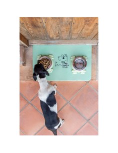 ALFOMBRILLA COMEDERO PETS CLUB VERDE 2