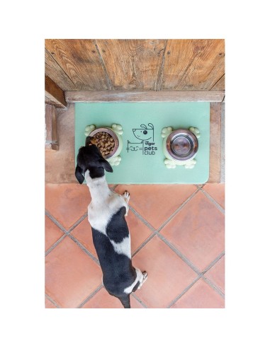 ALFOMBRILLA COMEDERO PETS CLUB VERDE