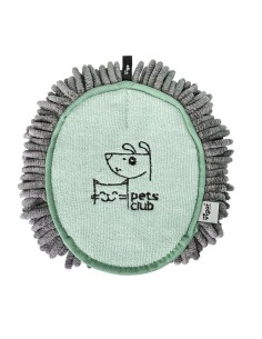 MANOPLA MICROFIBRA PETS CLUB VERDE