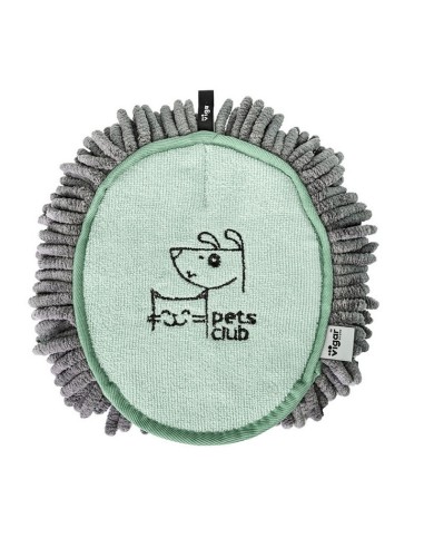 MANOPLA MICROFIBRA PETS CLUB VERDE