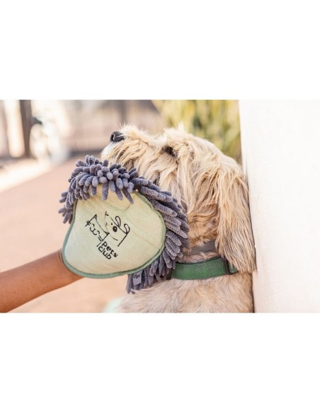 MANOPLA MICROFIBRA PETS CLUB VERDE