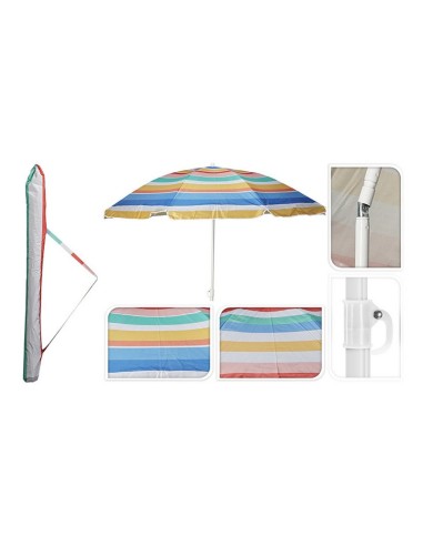 SOMBRILLA PLAYA C. SURT. Ø170