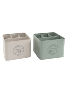 BOTE UTENSILIOS/CUBERTERO MET.MOD.SURT.