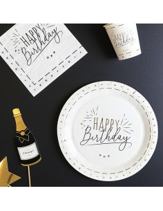 PLATO CARTON CUMPLEAÑOS 6 UN.