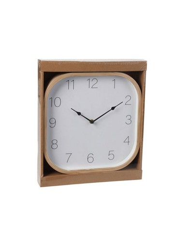 RELOJ CUADRADO 30X30 CM