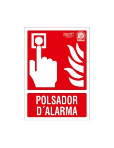 SEÑAL 210X297 PVC POLSADOR D'ALARMA