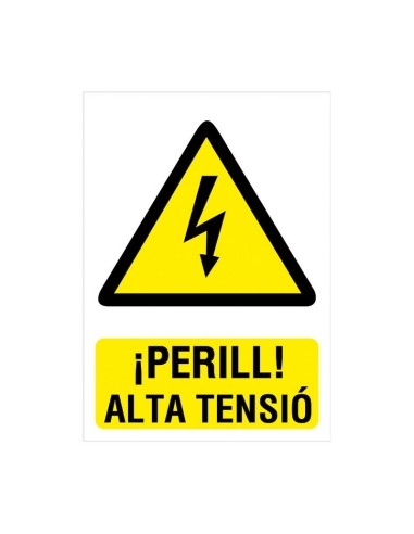 SEÑAL 210X297PVC PERILL ALTA TENSIO