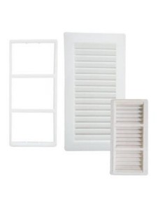 REJILLA EMPOTR SHUN C/PEST 13X26 ABS BL