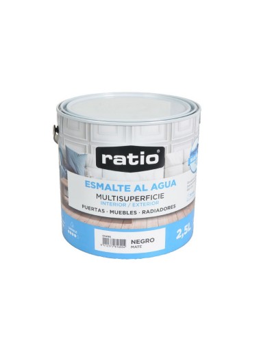 ESMALTE ACRIL.MATE MULT.NG.RATIO 2.5L
