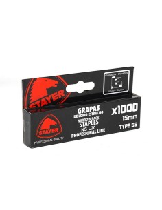 GRAPAS U415, 15MM.TIPO 55 1000 UNIDADES 2