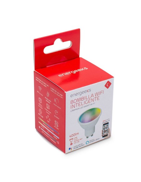 BOMBILLA LED WIFI GU10 5W DIMABLE+RGB