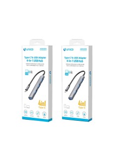 ADAPTADOR HUB 4EN1 USB C UNICO 2