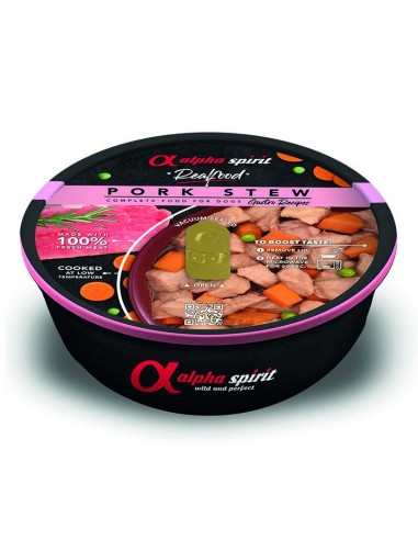 COMIDA PERRO ALPHA SPIRIT CERDO 280GR