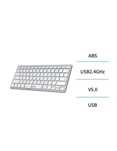 TECLADO BT SLIM BLANCO UNICO