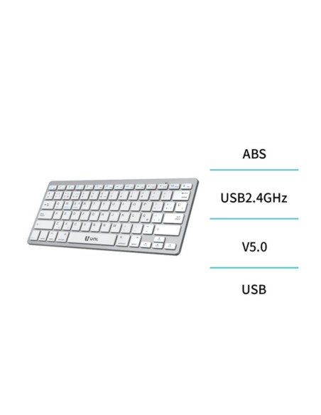 TECLADO BT SLIM BLANCO UNICO
