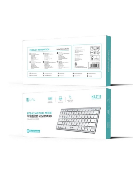 TECLADO BT SLIM BLANCO UNICO