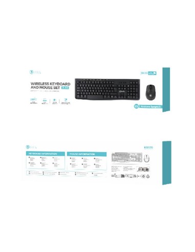 TECLADO BT RATON NEGRO UNICO