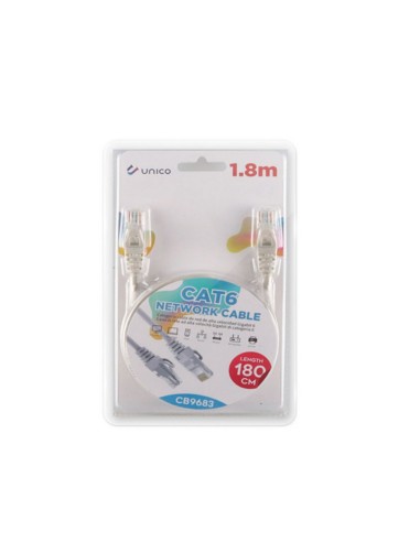 CABLE DE RED CAT.6 1,8M UNICO