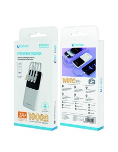 POWERBANK 10.000MAH BL. UNICO 2