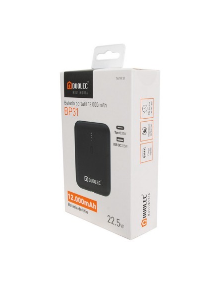 POWERBANK 12.000MAH CARGA RAPIDA