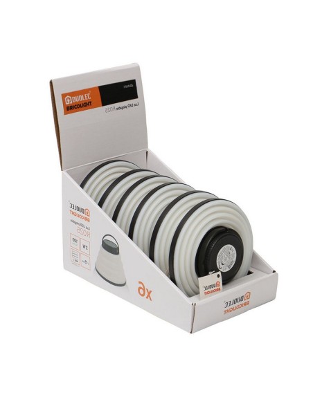 EXPOSITOR 6 UNIDADES LUZ PLEGABLE DUOLEC