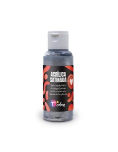 PINTURA ACRILICA SATINADO PLATA 80ML