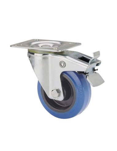 RUEDA GIR. ALEX TW0041 GOMA AZUL