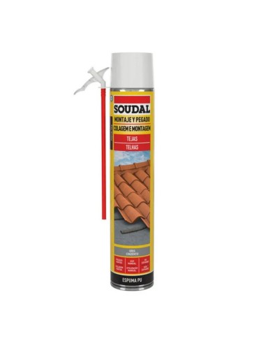 ESP. PU AERO. TEJA SOUDAL GRIS 750ML 12U