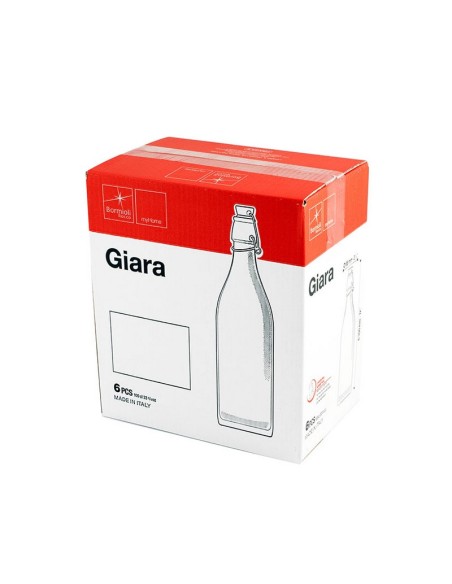 BOTELLA GIARA TRANSP. 1 LITRO BORMIOLI