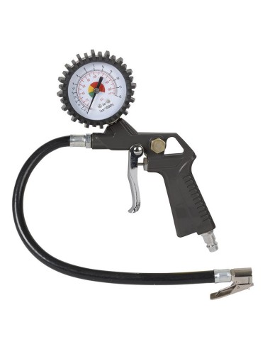 HINCHADOR CON MANOMETRO CON.RAPIDO 1/4"