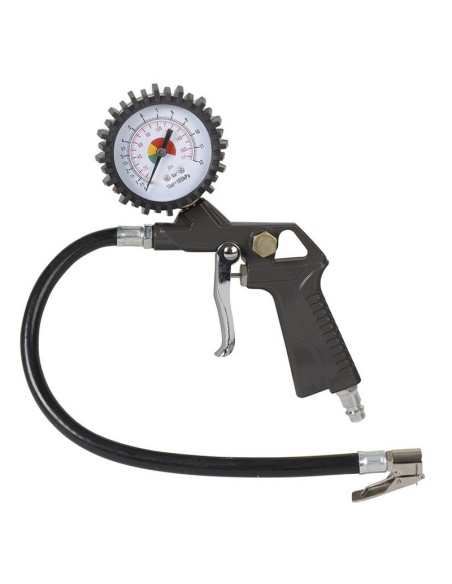 HINCHADOR CON MANOMETRO CON.RAPIDO 1/4"