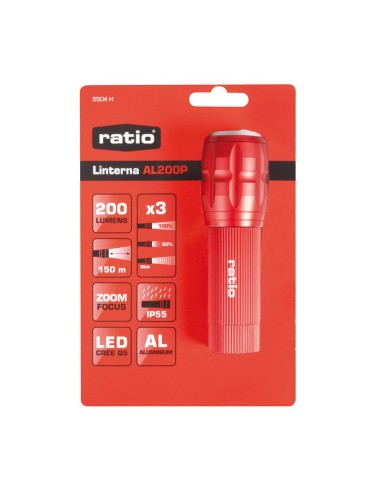 LINTERNA LED CREE 3W 160 LUMENS RATIO