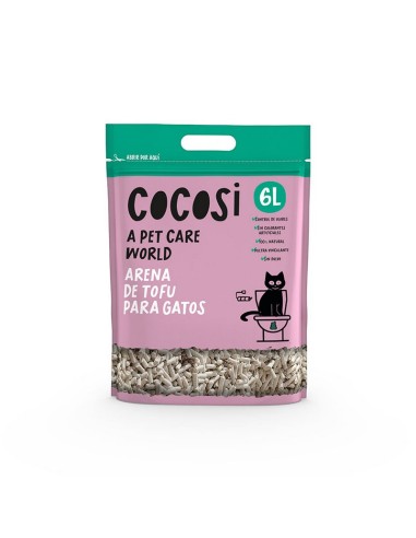 ARENA VEGETAL TOFU GATOS COCOSI 6L