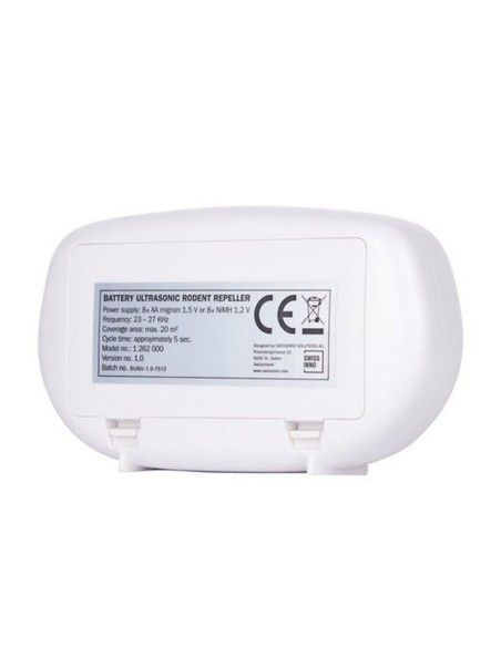 AHUYENTA ROEDORES ULTRASÓNICO BATERÍA