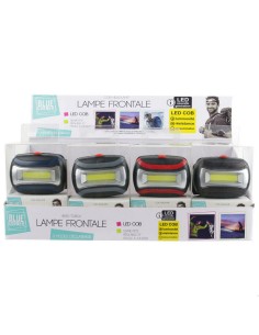 DISPLAY 12UN LINTERNA DE CABEZA LED COB