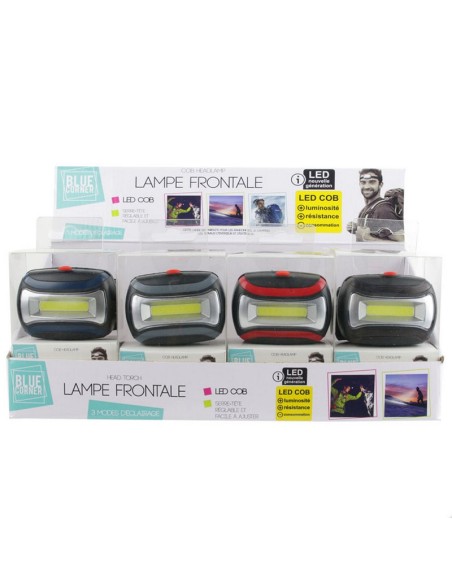 DISPLAY 12UN LINTERNA DE CABEZA LED COB