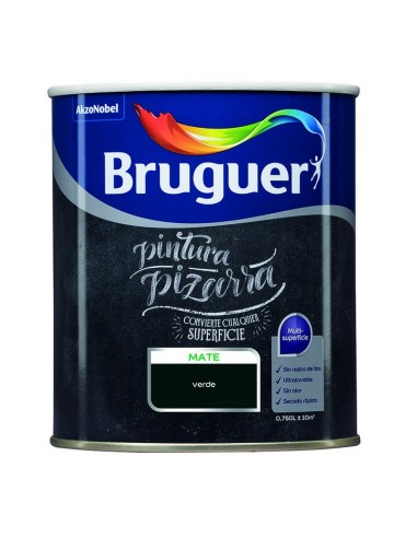 BR.ESMALTE PIZARRAS VERDE 0,75 l