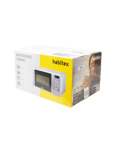 MICROONDAS 20 L.700W DIGITAL CROMO HB