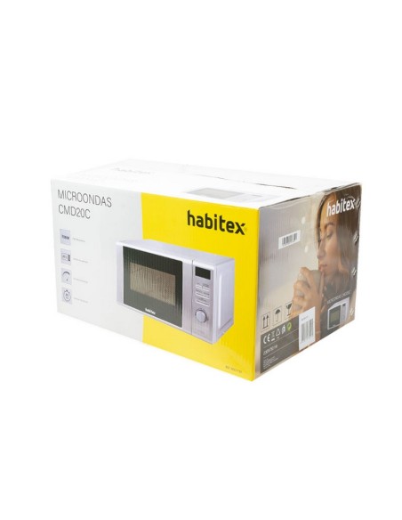 MICROONDAS 20 L.700W DIGITAL CROMO HB