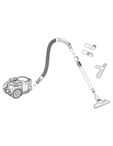 ASPIRADOR SIN BOLSA HG92618C HABITEX