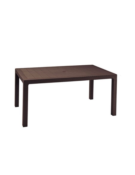 MESA MELODY MARRÓN 160X94 CM