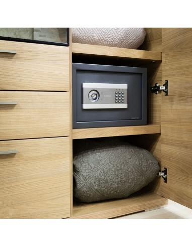 CAJA FUERTE SOBREP. STYLO 35X25xh25 cm.