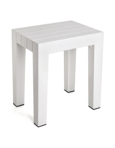 TABURETE  BAÑO LOMBOK BLANCO TATAY