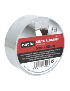 CINTA ADHESIVA DE ALUMINIO 50MMX50M 2