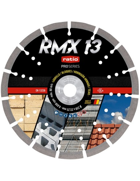 DISCO SEGM.LASER RMX13 230MM.RATIO