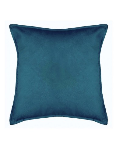COJÍN LILOU 45X45CM.POLIESTER AZUL