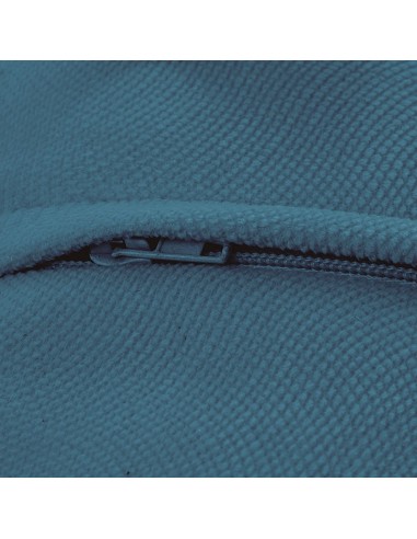 COJÍN LILOU 45X45CM.POLIESTER AZUL