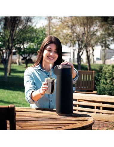 TERMO 1,8 LITROS C/DISPENSADOR, NEGRO