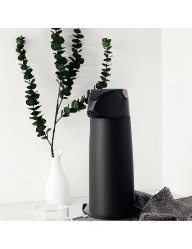 TERMO 1,8 LITROS C/DISPENSADOR, NEGRO